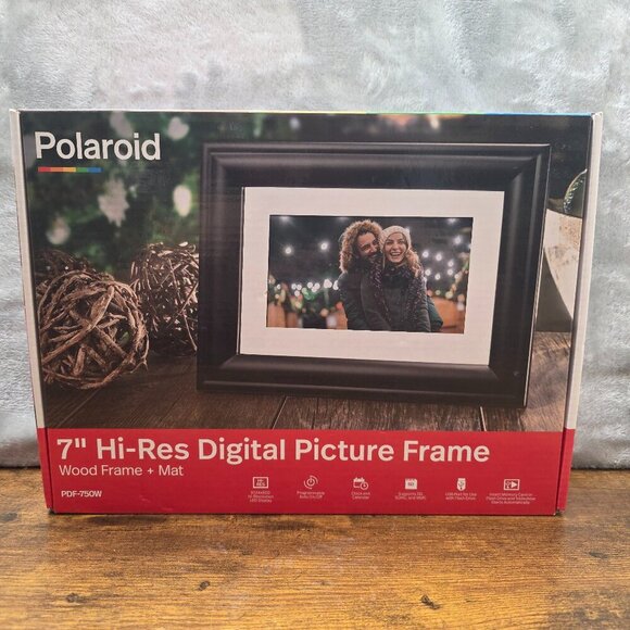 Polaroid 7” Digital Picture Frame | New - Picture 1 of 7